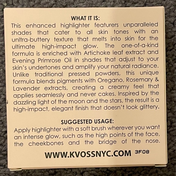 NEW K. Voss Moonlight Fairy Dust Pressed Highlighter - Picture 4 of 8